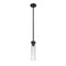 Z-Lite Beau Pendant, 1-Light, 4.75 In.W x 12.75 In.H, Matte Black/Clear 740P-ROD-MB - alternate 7